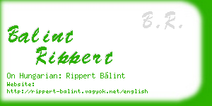 balint rippert business card